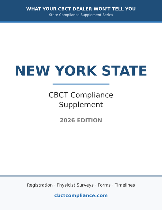 New York State CBCT Compliance Guide (2026 Edition)