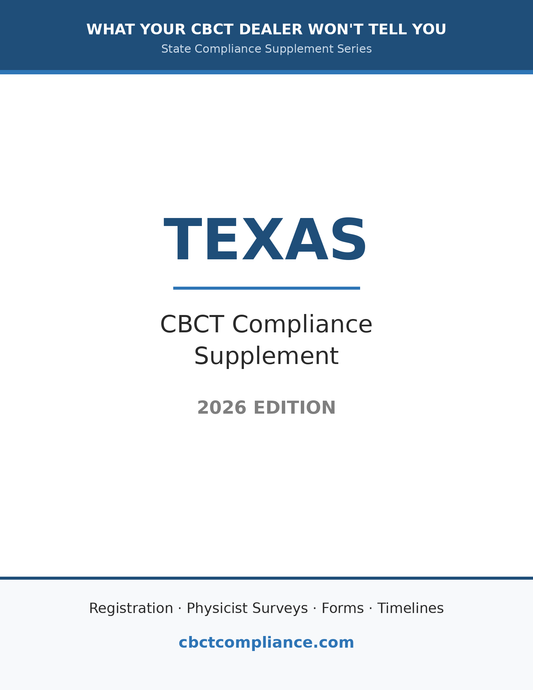 Texas CBCT Compliance Guide (2026 Edition)